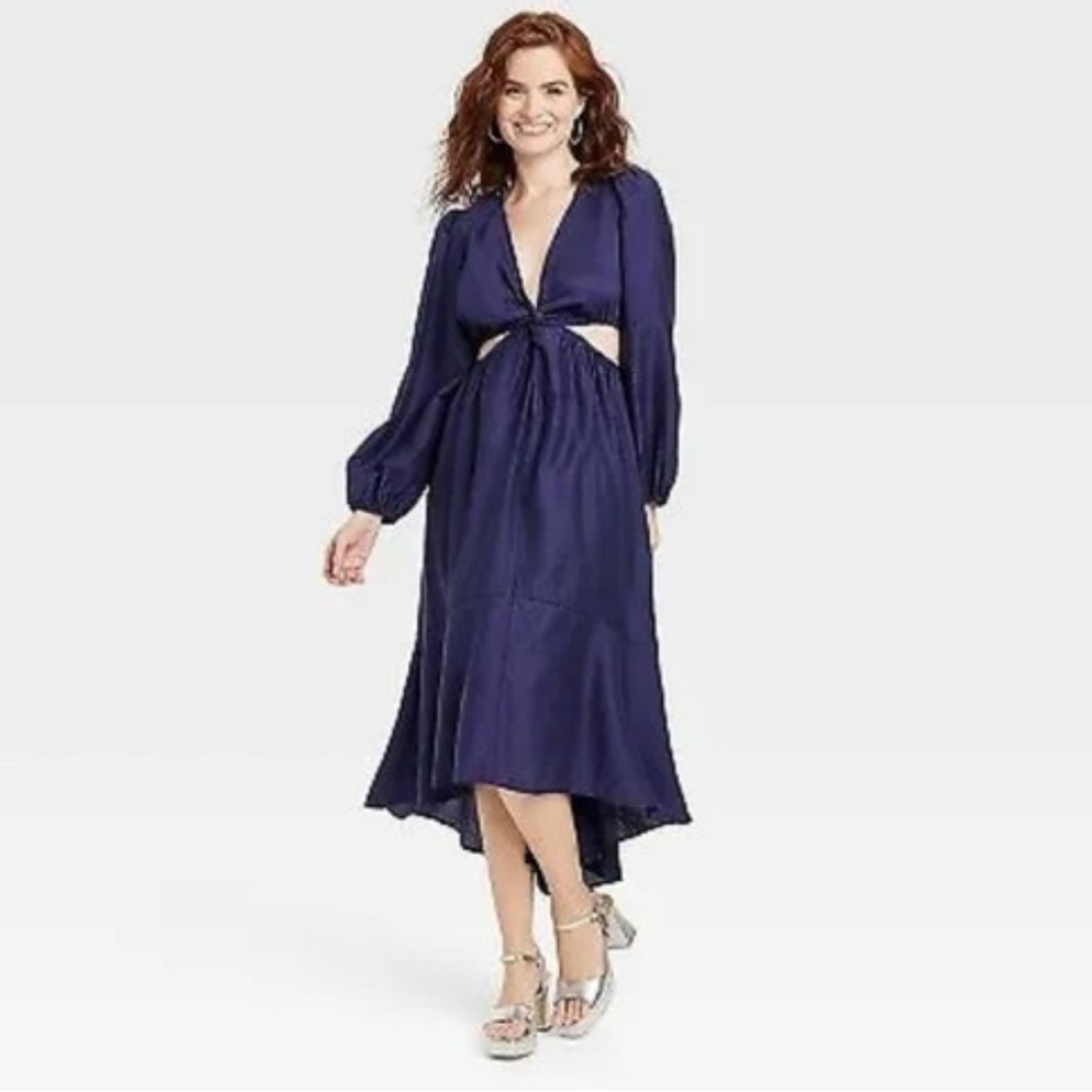 Jason Wu Deep Blue High Low Dress